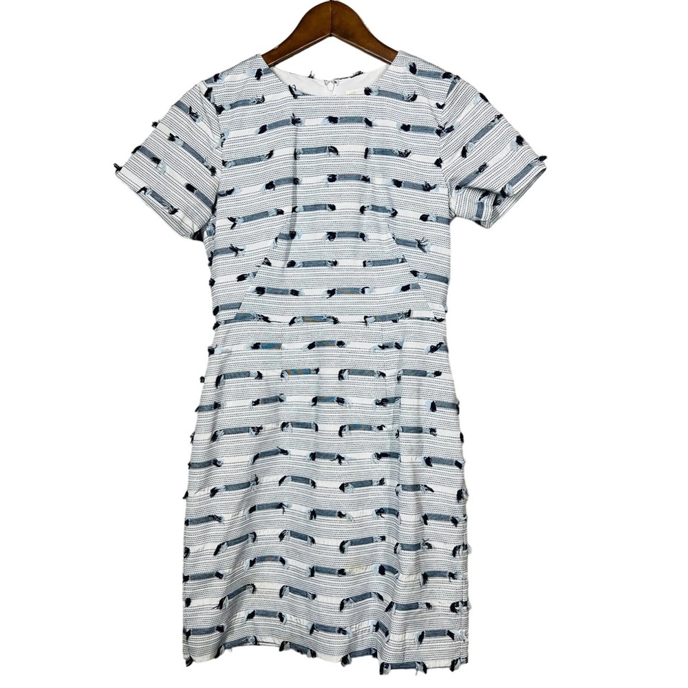 Shoshanna Mini Blue and White Dress Size 2